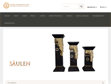 Tablet Screenshot of antikes-wohndesign.com